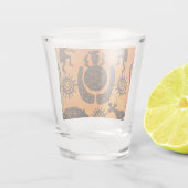 KOKOPELLI  SCHNAPSGLAS (Rückseite)
