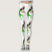 Kokopelli schwarz leggings (Vorderseite)