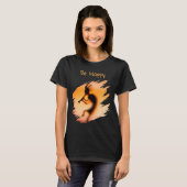 Kokopelli Sei Glücklich   T-Shirt (Vorne ganz)