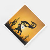 Kokopelli Serviette (Ecke)