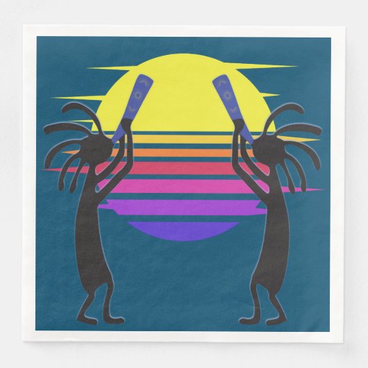 Kokopelli Serviette (Vorderseite)