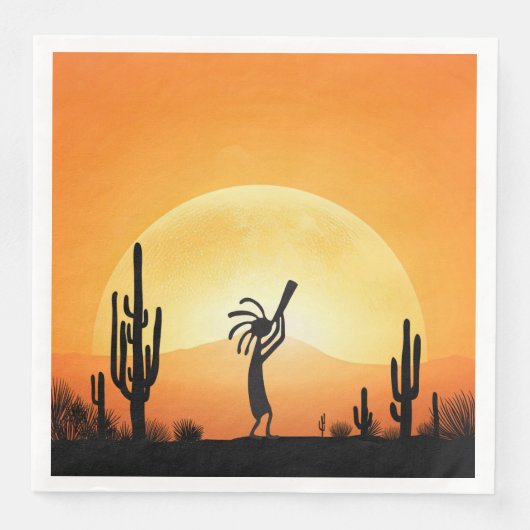 Kokopelli Serviette (Vorderseite)