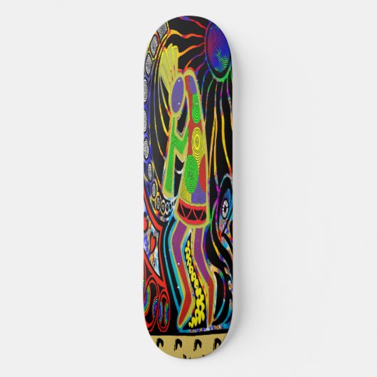 Kokopelli Skateboard (Vorderseite)