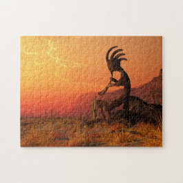 Kokopelli Sonnenuntergang Puzzle