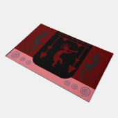 Kokopelli Southwest Doormat Fußmatte (Schrägansicht)