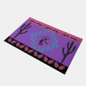 Kokopelli Southwest Doormat Fußmatte (Schrägansicht)