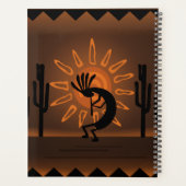 Kokopelli Southwest Rutic Brown Planner Planer (Rückseite)