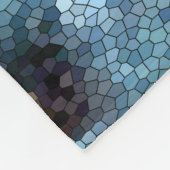 Kokopelli Southwest Wüste Mosaic Blue Medium Fleecedecke (Ecke)