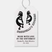 Kokopelli Southwestern Custom Small Business Geschenkanhänger (Vorderseite)