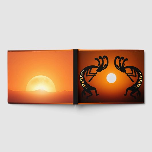 Kokopelli Southwestern Sun Gästebuch (Voll)