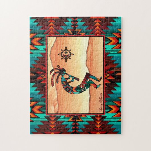 KOKOPELLI SPIELT DEN FLUTE JIGSAW PUZZLE (Vertikal)