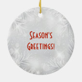 KOKOPELLI SPIELT DIE FLUTE KERAMIK ORNAMENT (Hinten)