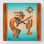 Kokopelli spielt die Uhr am Flutplatz (Vorderseite)