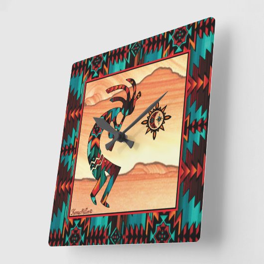 Kokopelli Square Uhr im Südwesten (Winkel)
