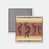 Kokopelli-Stammesdesign Magnet (Vorderseite/Rückseite)