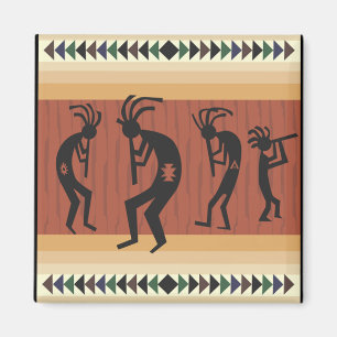 Kokopelli-Stammesdesign Magnet