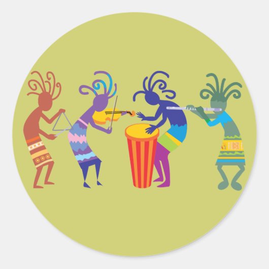 Kokopelli Stickers (Vorderseite)