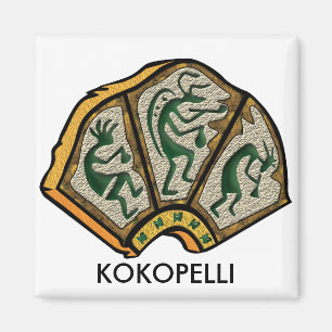 Kokopelli Stone Magnet