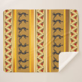 Kokopelli Südwest-Decke Sherpadecke (Vorderseite (Horizontal))