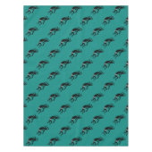 Kokopelli Südwest Tee und schwarze Tablette Tischdecke (Vorderseite)