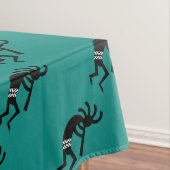 Kokopelli Südwest Tee und schwarze Tablette Tischdecke (Beispiel)