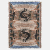 Kokopelli Südwest Wüste Mosaik Decke (Vorderseite Vertikal)