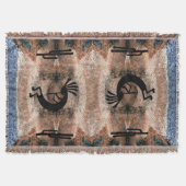 Kokopelli Südwest Wüste Mosaik Decke (Vorderseite)