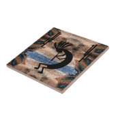 Kokopelli Südwest Wüste Mosaik Fliese (Seite)