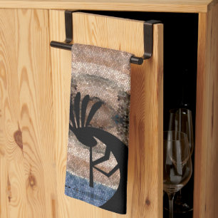 Kokopelli Südwest Wüste Mosaik Geschirrtuch
