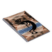 Kokopelli Südwest Wüste Mosaik Notizblock (Rechte Seite)