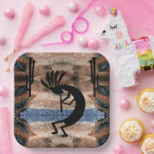 Kokopelli Südwest Wüste Mosaik Pappteller (Party)