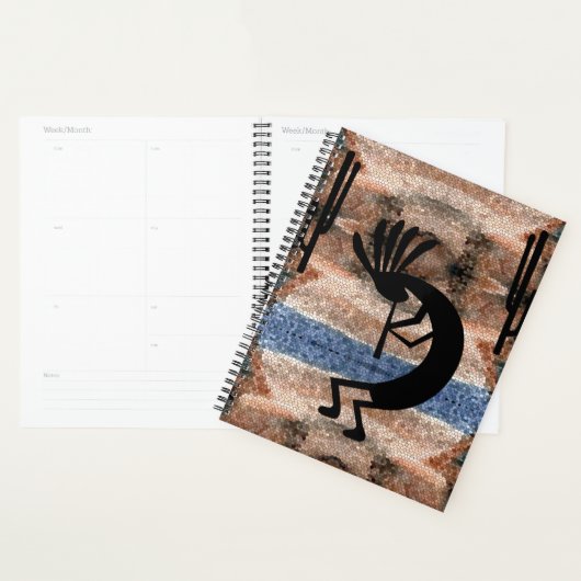 Kokopelli Südwest Wüste Mosaik Planer (Anzeige)