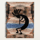 Kokopelli Südwest Wüste Mosaik Planer (Vorderseite)