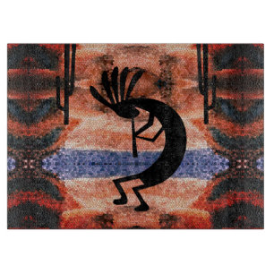 Kokopelli Südwestwüste Landschaft Schneidebrett