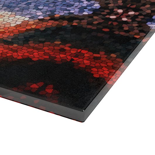 Kokopelli Südwestwüste Landschaft Schneidebrett (Ecke)