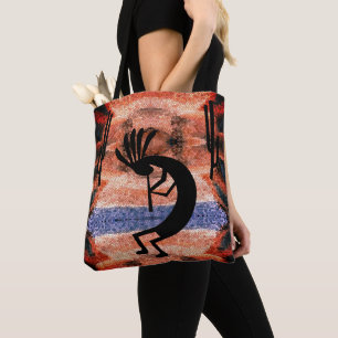 Kokopelli Südwestwüste Landschaft Tasche