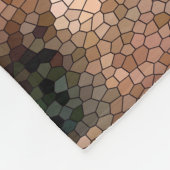 Kokopelli Südwestwüste Mosaic Medium Fleecedecke (Ecke)