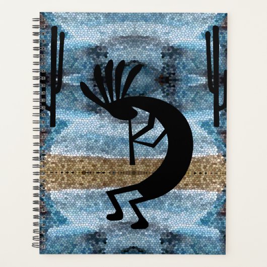 Kokopelli Südwestwüste Mosaik 2 Planer (Vorderseite)