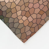 Kokopelli Südwestwüste Mosaik Groß Fleecedecke (Ecke)