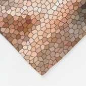 Kokopelli Südwestwüste Mosaik Klein Fleecedecke (Ecke)