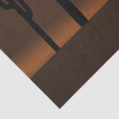 Kokopelli Sun Southwest Rustic Brown Decoupage Seidenpapier (Ausschnitt)