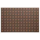 Kokopelli Sun Südwestwüste Rustikale Brawn Stoff (Yard (91,4 cm))