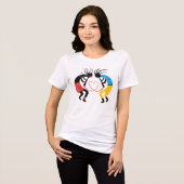 Kokopelli T - Shirt. Tri-Blend Shirt (Vorderseite voll)