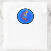 KOKOPELLI TAOS SKIES OVALER AUFKLEBER (Tasche)