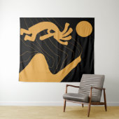 Kokopelli Tapestry Wandteppich (Beispiel (Horizontal))