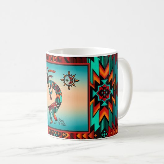 Kokopelli-Tasse Kaffeetasse (VorderseiteRechts)