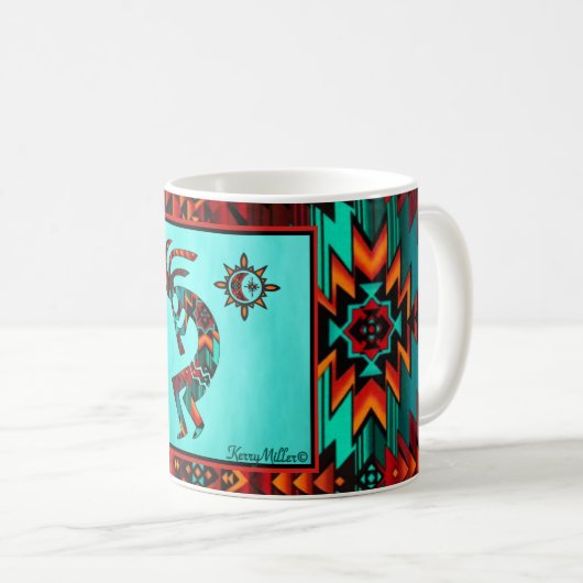 Kokopelli-Tasse Kaffeetasse (VorderseiteRechts)