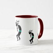 Kokopelli Tasse -- Ureinwohner-Flötenspieler (VorderseiteRechts)