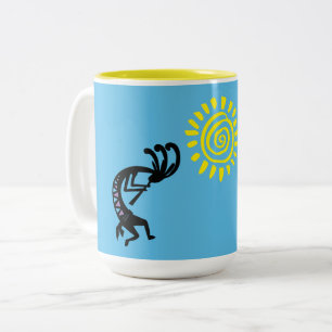 Kokopelli-Tasse Zweifarbige Tasse
