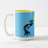 Kokopelli-Tasse Zweifarbige Tasse (Links)